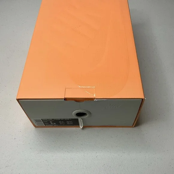 Nike Air x Fear Of God 1 Raid Light Bone Sneakers Shoes AT8087-001 Men Sz 5‎